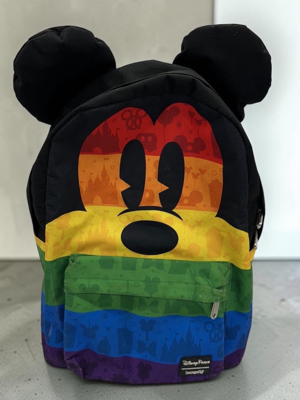 Disney Loungefly Mickey Mouse Rainbow Pride Backpack